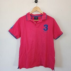 Hackett London Red Polo Shirt Large